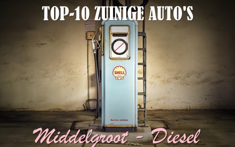 Top-10 zuinige auto's (middelgroot - diesel)