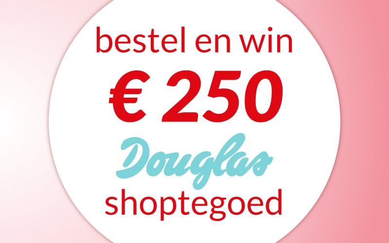 Maak kans op €250,- shoptegoed bij Douglas!