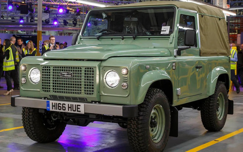 Land Rover produceert laatste Defender